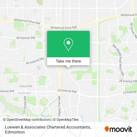 Loewen & Associates Chartered Accountants map