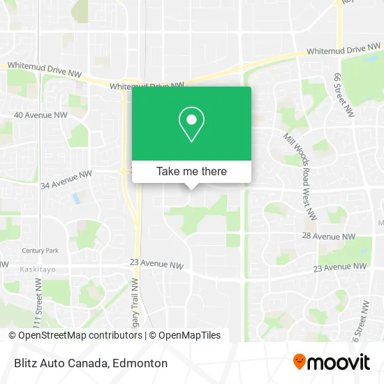 Blitz Auto Canada map