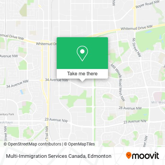 Multi-Immigration Services Canada map