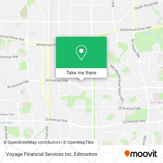 Voyage Financial Services Inc map