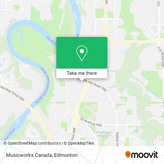 Musicworks Canada map