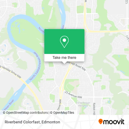 Riverbend Colorfast map