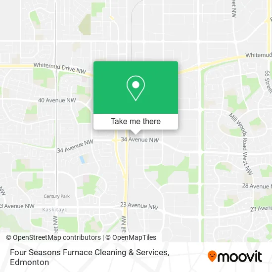 Four Seasons Furnace Cleaning & Services map