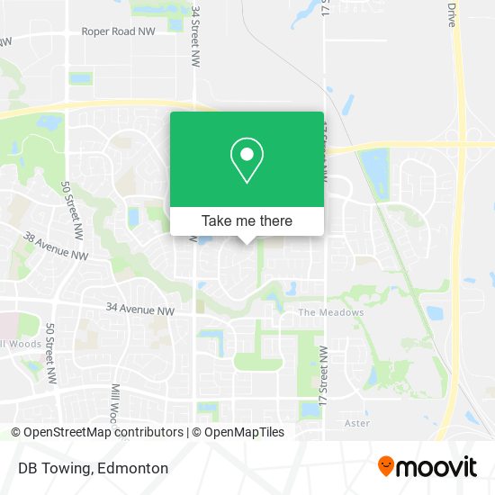 DB Towing map