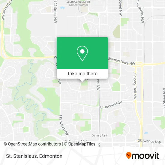 St. Stanislaus map