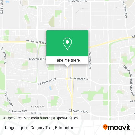 Kings Liquor -Calgary Trail plan