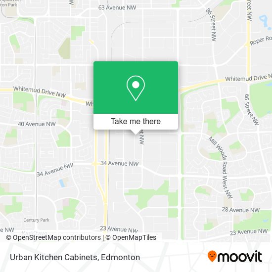Urban Kitchen Cabinets map