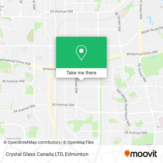 Crystal Glass Canada LTD map