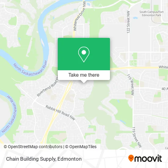 Chain Building Supply map