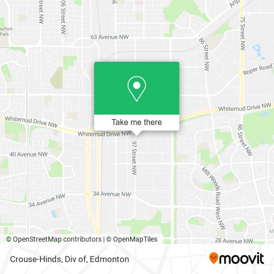 Crouse-Hinds, Div of map