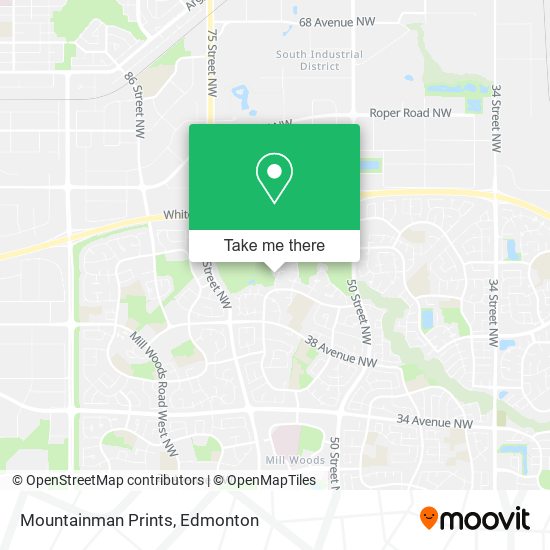 Mountainman Prints map