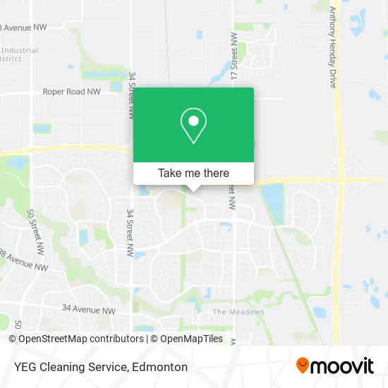 YEG Cleaning Service map
