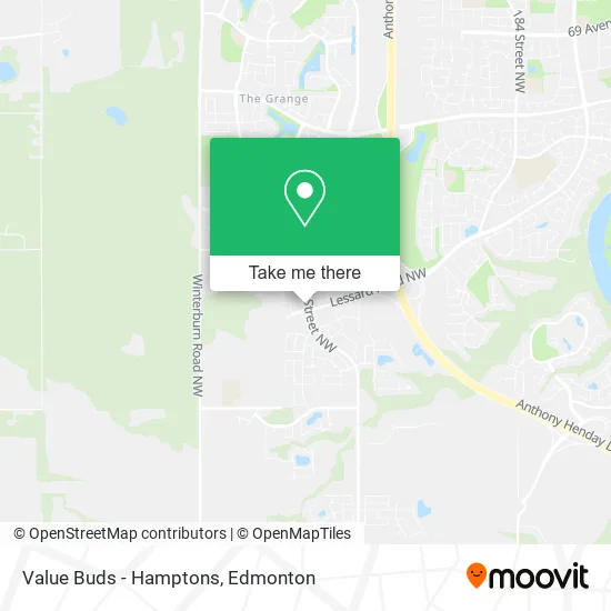 Value Buds - Hamptons map