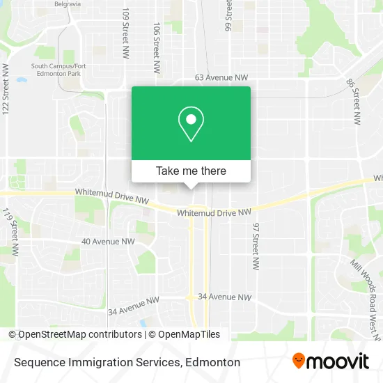 Sequence Immigration Services map
