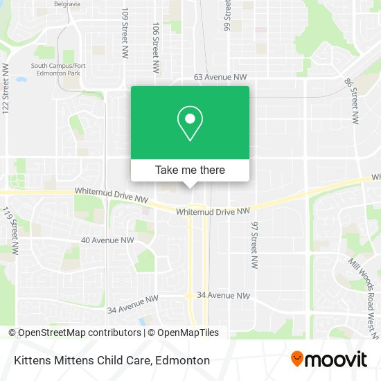 Kittens Mittens Child Care map
