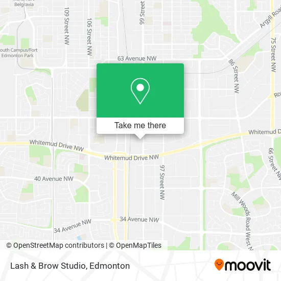 Lash & Brow Studio map
