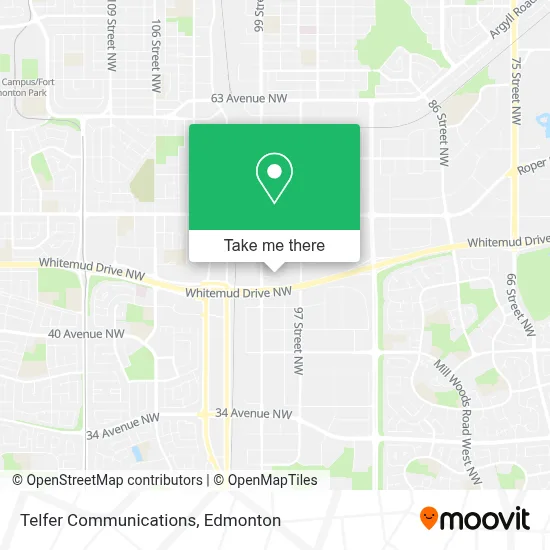 Telfer Communications map