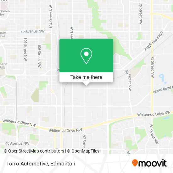 Torro Automotive map