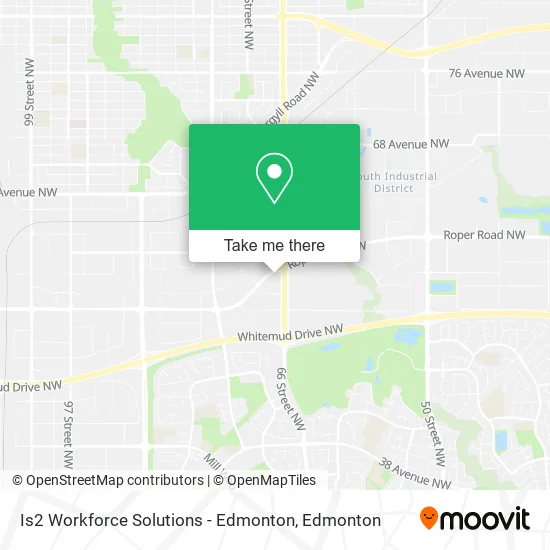 Is2 Workforce Solutions - Edmonton map