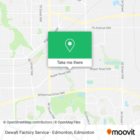 Dewalt Factory Service - Edmonton map
