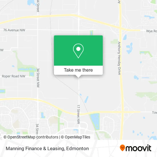 Manning Finance & Leasing map