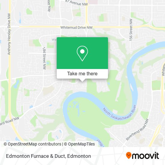 Edmonton Furnace & Duct map