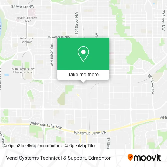 Vend Systems Technical & Support map