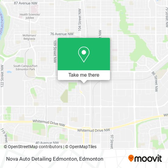 Nova Auto Detailing Edmonton map