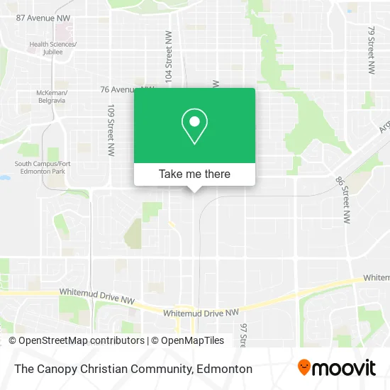 The Canopy Christian Community map