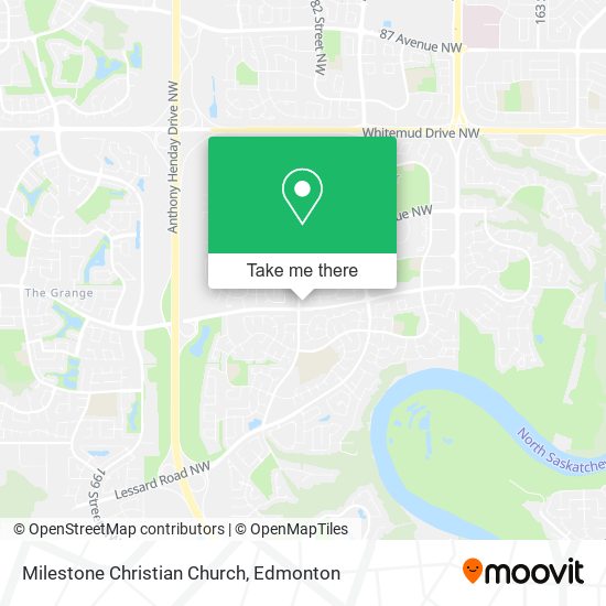 Milestone Christian Church map