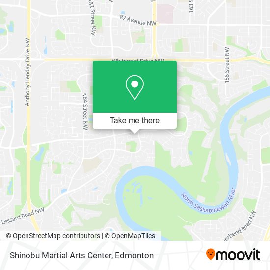 Shinobu Martial Arts Center map