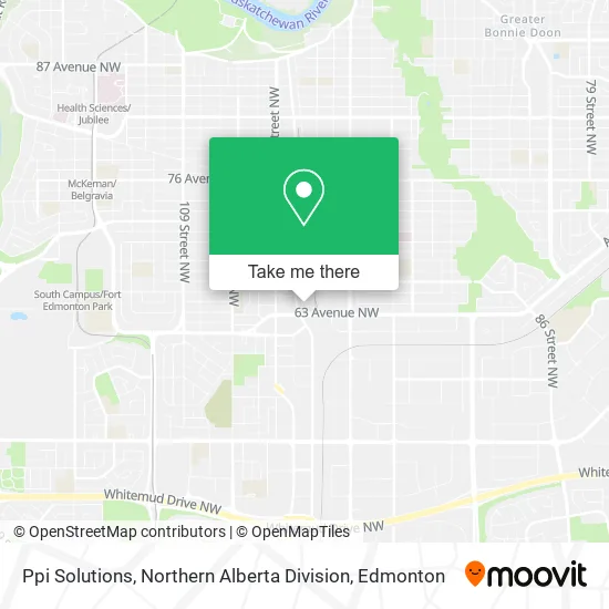 Ppi Solutions, Northern Alberta Division map