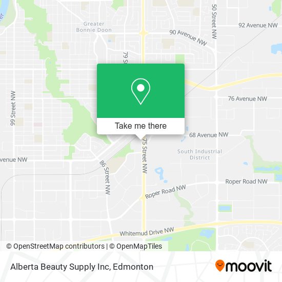 Alberta Beauty Supply Inc map