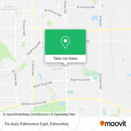 Fix Auto Edmonton East map