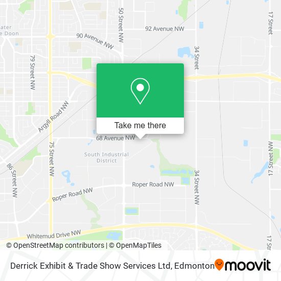 Derrick Exhibit & Trade Show Services Ltd map