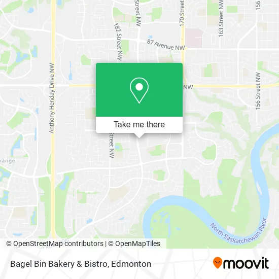 Bagel Bin Bakery & Bistro map