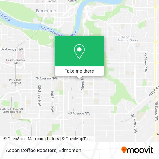 Aspen Coffee Roasters map