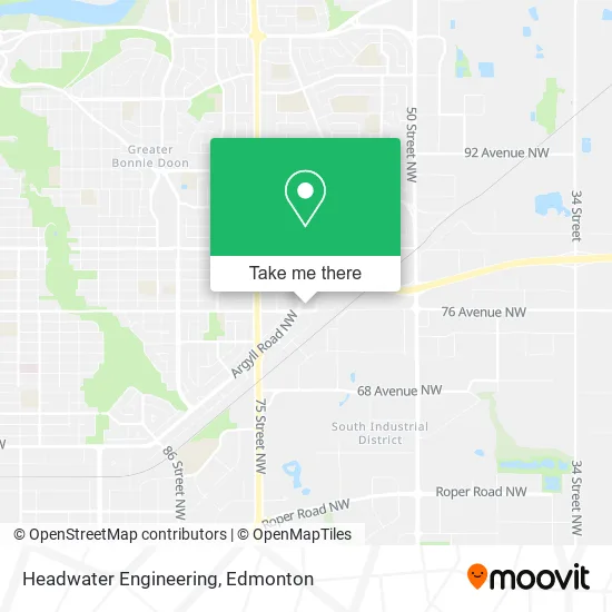 Headwater Engineering map