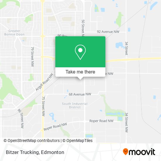 Bitzer Trucking map