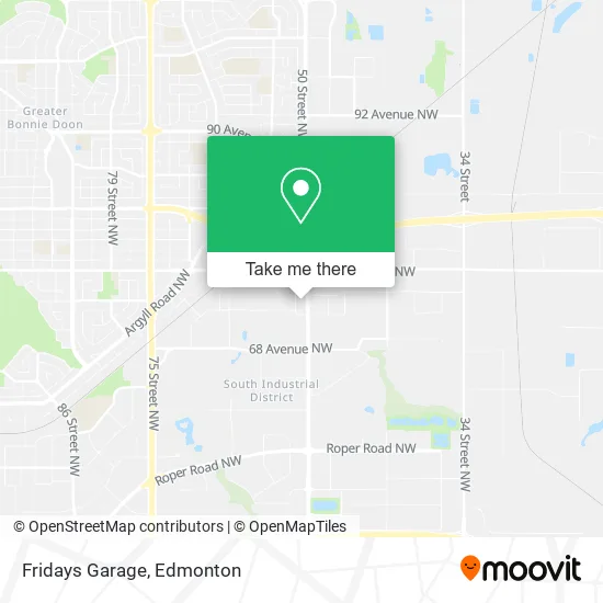 Fridays Garage map