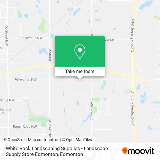 White Rock Landscaping Supplies - Landscape Supply Store Edmonton map