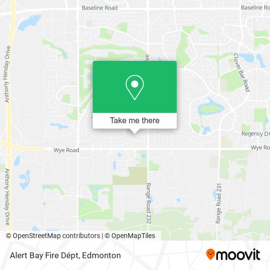 Alert Bay Fire Dépt plan