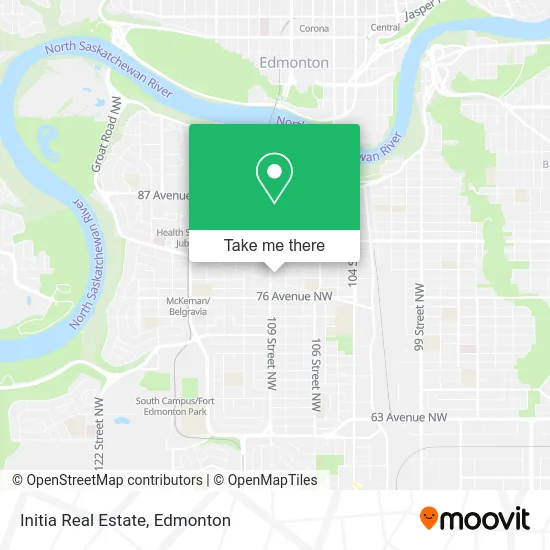 Initia Real Estate map