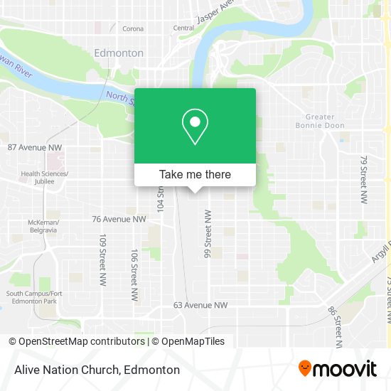 Alive Nation Church map