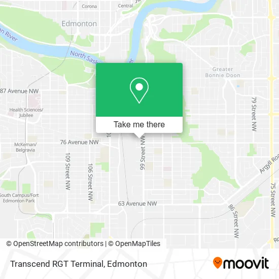 Transcend RGT Terminal map