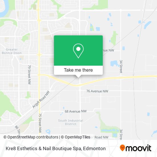 Kre8 Esthetics & Nail Boutique Spa map