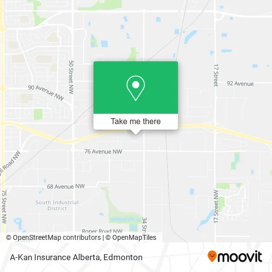 A-Kan Insurance Alberta map