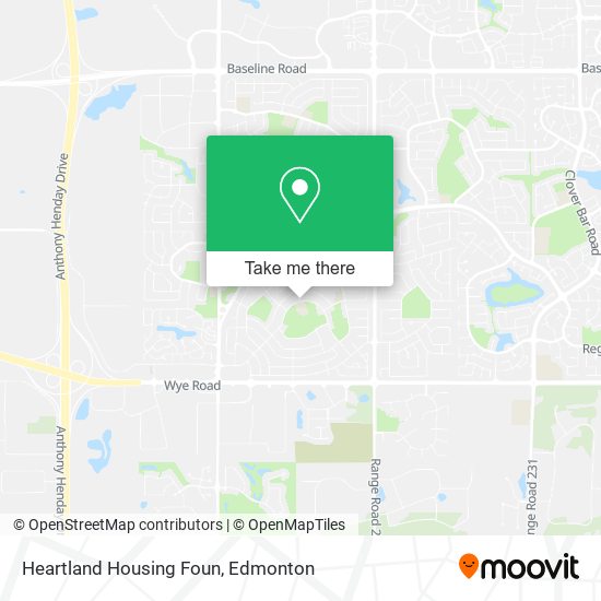 Heartland Housing Foun map