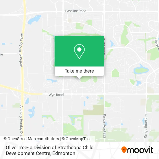 Olive Tree- a Division of Strathcona Child Development Centre map