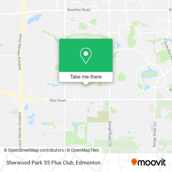 Sherwood Park 55 Plus Club plan